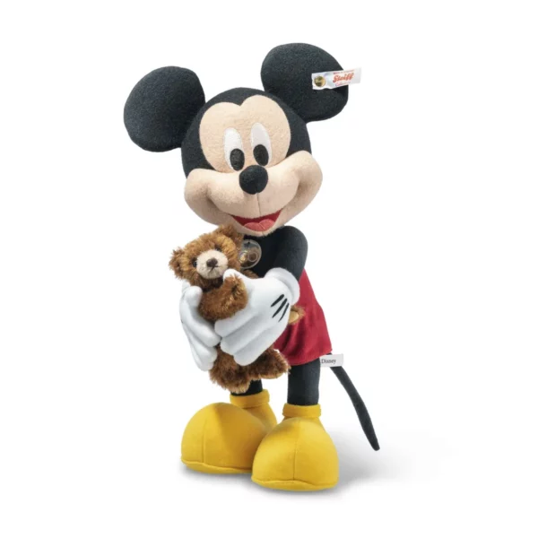 STEIFF - DISNEY MICKEY MOUSE AVEC OURS TEDDY D100