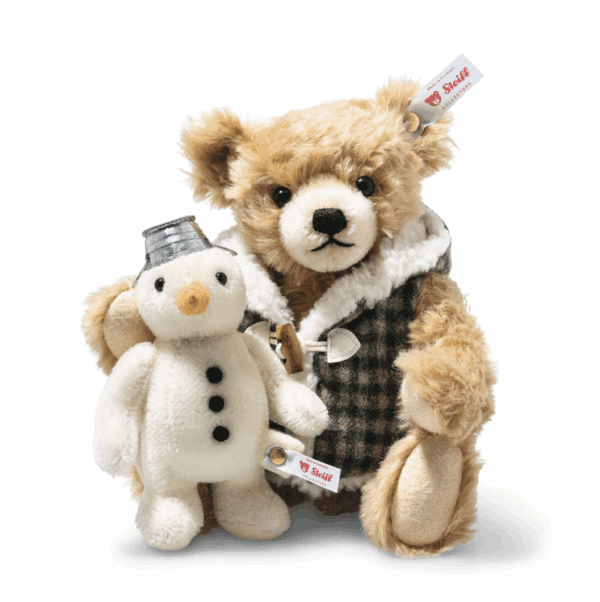 STEIFF - TEDDY AVEC BONHOMME DE NEIGE – Image 2