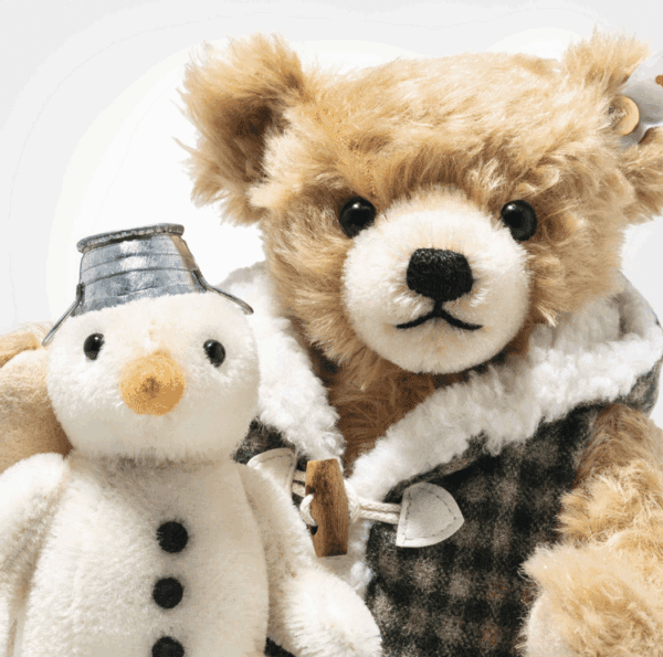 STEIFF - TEDDY AVEC BONHOMME DE NEIGE – Image 3