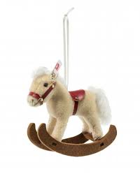 STEIFF - CHEVAL A BASCULE ORNEMENT